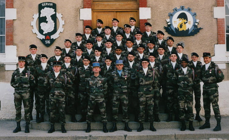 Photo de classe 516e regiment du train de 1998, 516 Eme Regiment Du