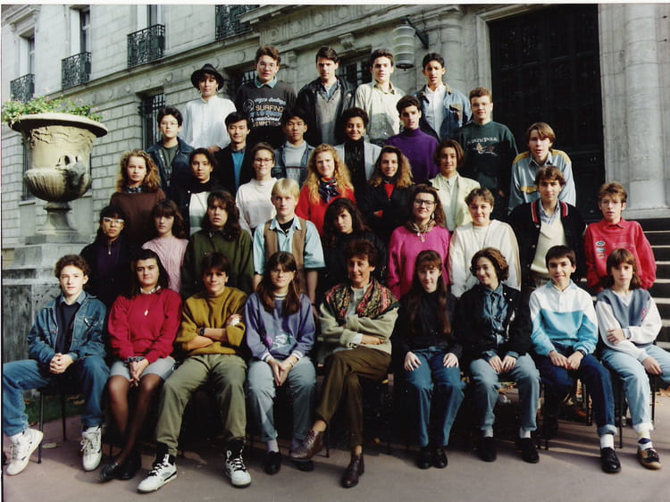 Photo de classe Lycée Claude Fauriel (2nde) de 1990, Lycée Claude
