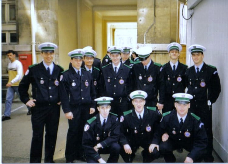 Photo de classe Policier auxiliaire (service militaire) a Paris de 1999