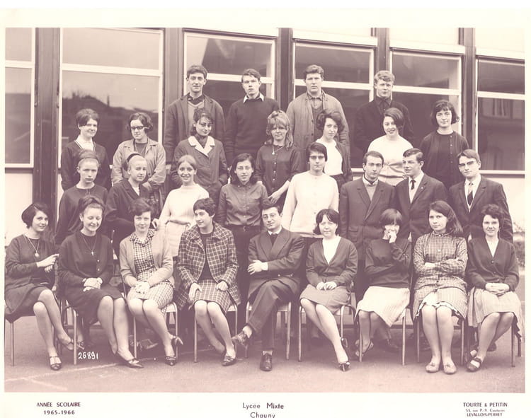 Photo de classe Terminale Philo de 1965 Lycée Gay Lussac Copains d avant