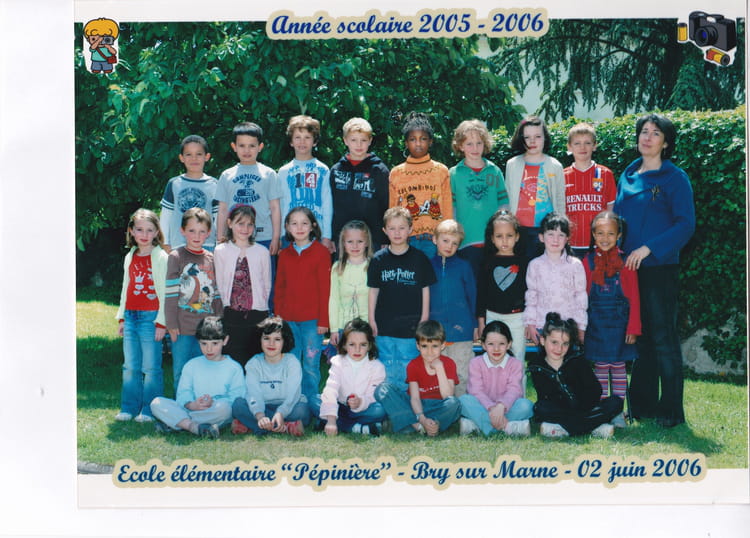 Photo de classe Ecole La Pépinière Bry sur Marne 2005/06 de 2006, ECOLE LA PEPINIERE Copains d Photo de classe Ecole La Pépinière Bry sur Marne 2005/06 de 2006, ECOLE LA PEPINIERE Copains d