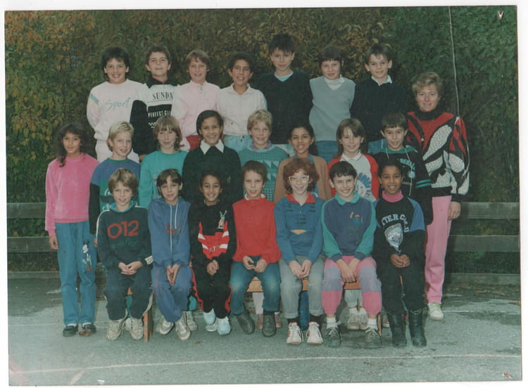 Photo de classe Habere lullin de 1986, Ecole Du Chef Lieu (Habere