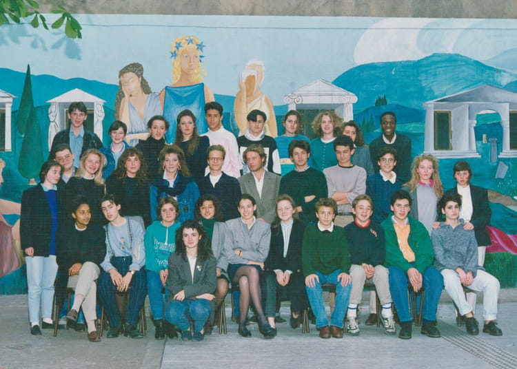 Photo de classe Seconde Option A3 1989 1990 de 1990, Institut Sainte