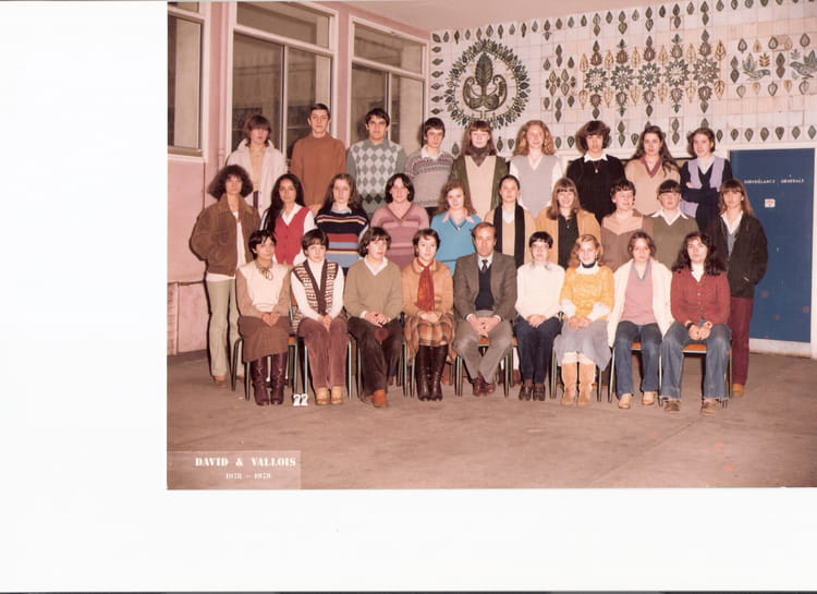 Photo de classe 2nde B de 1979 Lycée Gay Lussac Copains d avant