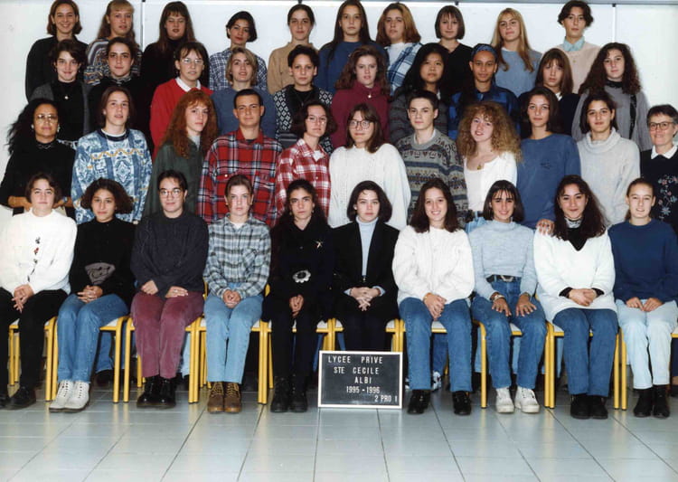 Photo de classe 1ère année BEP de 1995, Lycée Privé Saintecécile Copains d'avant