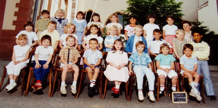 1985 - CP - Ecole jf wentzel (wissembourg)