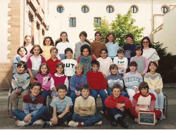 1986 - CM1 1986-87 - Ecole jf wentzel (wissembourg)