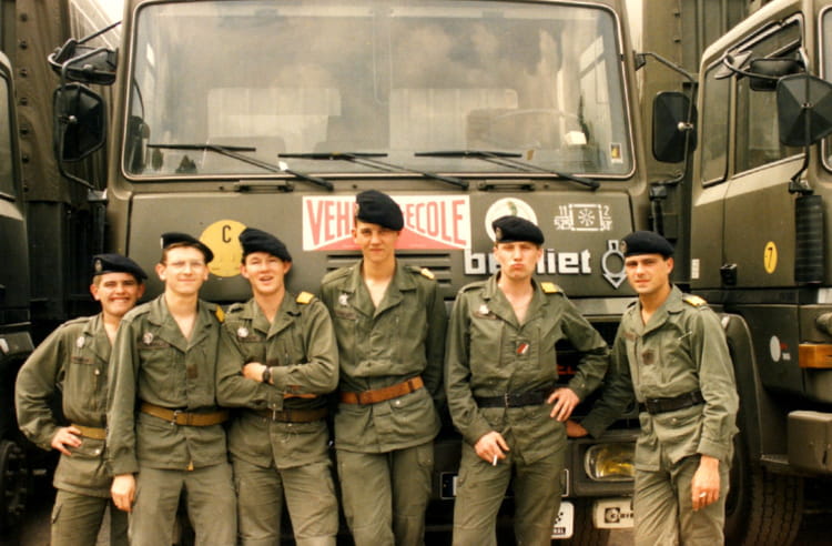 Photo de classe 525 régiment du train de 1988, 525 Régiment Du Train