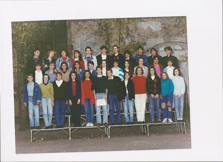 Photo de classe 2nd de 1990 Lycée Gay Lussac Copains d avant