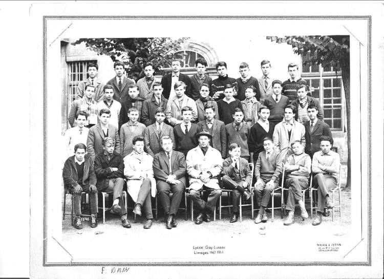 Photo de classe GAY LUSSAC 1962 SECONDE B de 1962 Lycée Gay Lussac