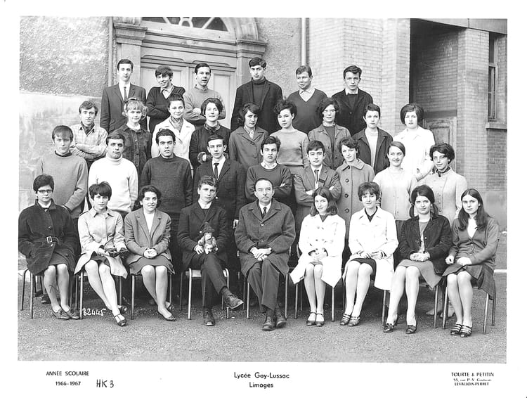 Photo de classe HK de Lycée Gay Lussac Copains d avant