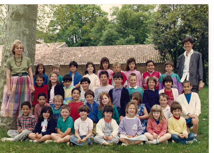 Cp Ce1 Ce2 Cm1 Cm2 Signification Photo de classe CP-CE1-CE2-CM1-CM2 de 1989, Ecole Primaire De Granges