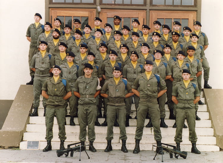 Photo de classe Service militaire en Allemagne 90/10 de 1990, 2ème