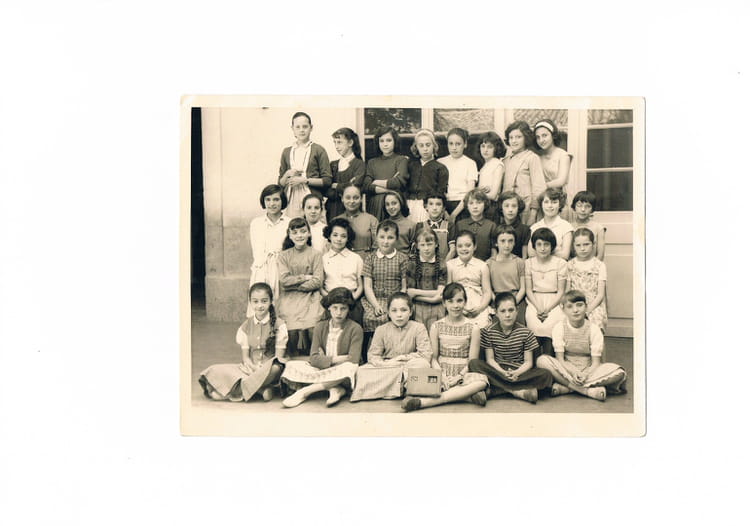 Photo de classe CM2A de 1958, école Du Pas Saint Copains d'avant