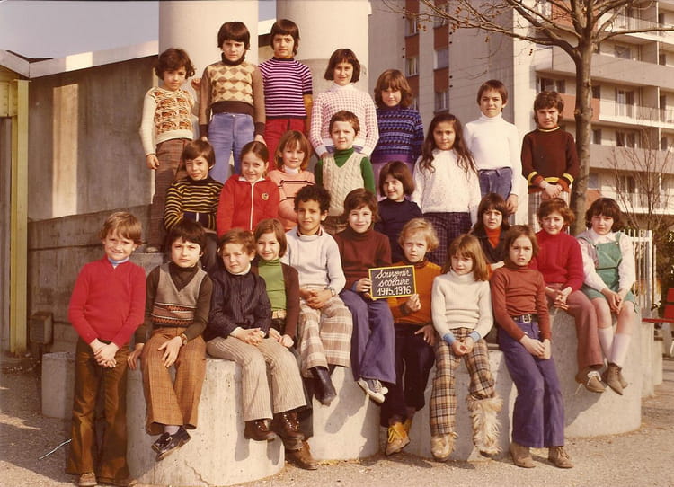 Photo de classe Paul Bert Primaire 19751976 de 1975, ECOLE PAUL BERT