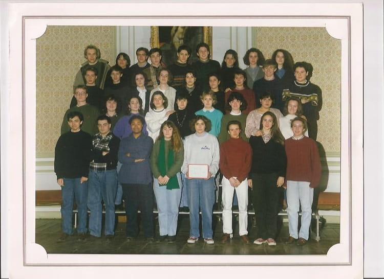 Photo de classe 1ere de 1991 Lycée Gay Lussac Copains d avant