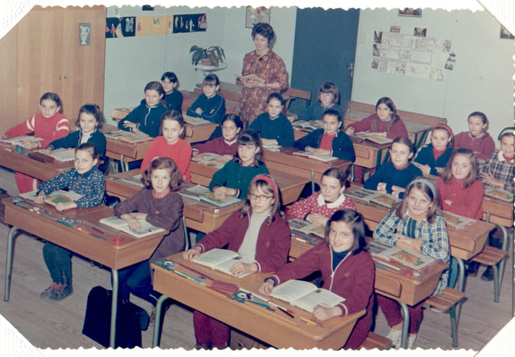Photo de classe CM1 ou CM2 de 1969, Ecole En Gach (Graulhet) Copains d