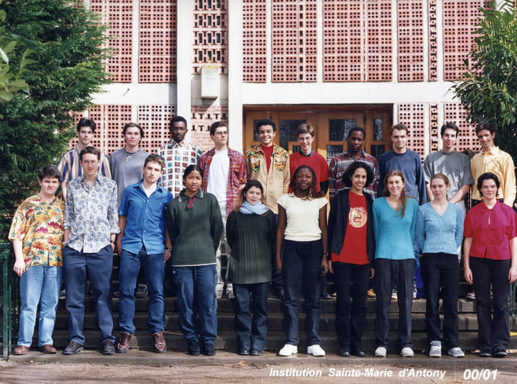Photo de classe 1ere année prépa MPSI de 2000, Lycée Saintemarie