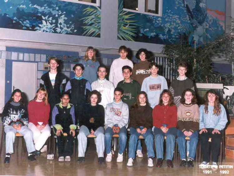 Photo de classe 5ème J de 1991, Collège De La Colle Sur Loup Copains
