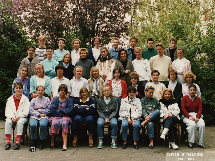 Photo de classe SECONDE de 1987, Lycée Notredame De La Paix Copains