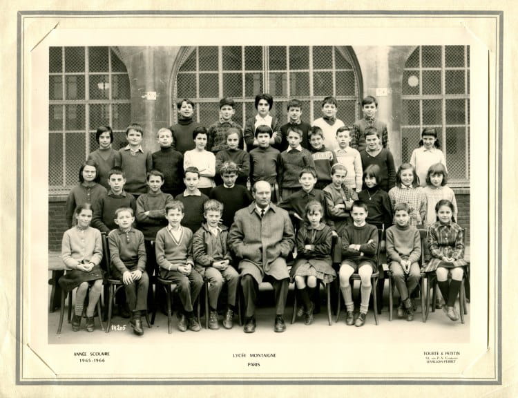 Photo de classe Montaigne 6eme 1965-66 de 1965, College Et Lycee ...