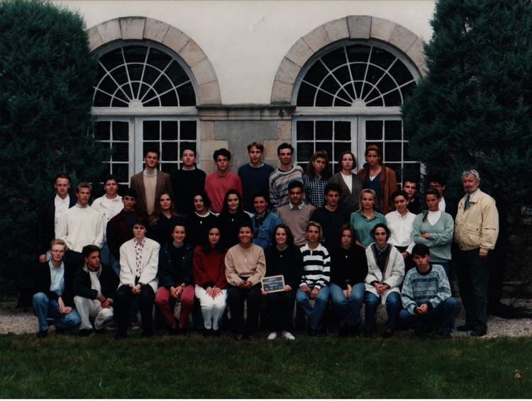 Photo de classe T2B 199293 Saint François Xavier Vannes de 1993, Lycée