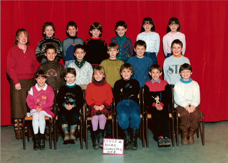 Photo de classe BuireCourcelles 1990 1991 de 1990, Ecole De