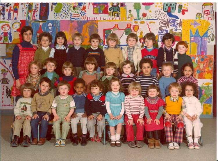 Photo de classe Moyenne section de maternelle de 1978, ECOLE LES Copains d'avant