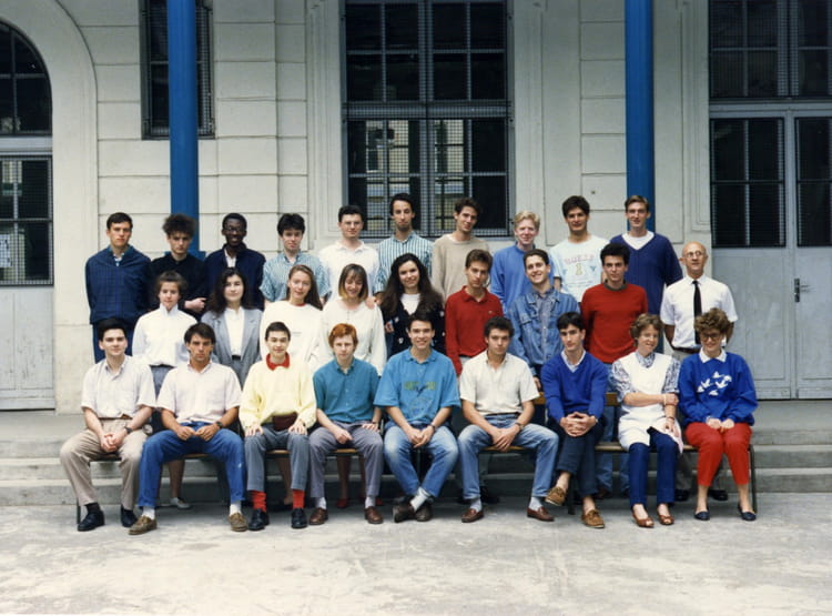 Photo de classe Math Sup 1988/89 de 1988, Classe Préparatoire Du Lycée Fénelon Ste Marie