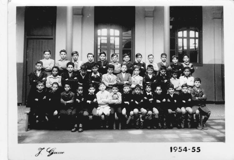 Photo de classe CM1 de 1954, ECOLE SADI CARNOT Copains d'avant
