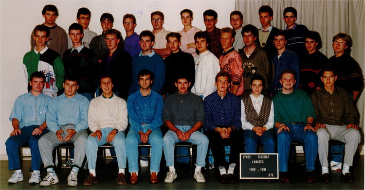 Photo de classe BTS plasturgie 1990 - 1991 de 1990, Lycée Diderot ...