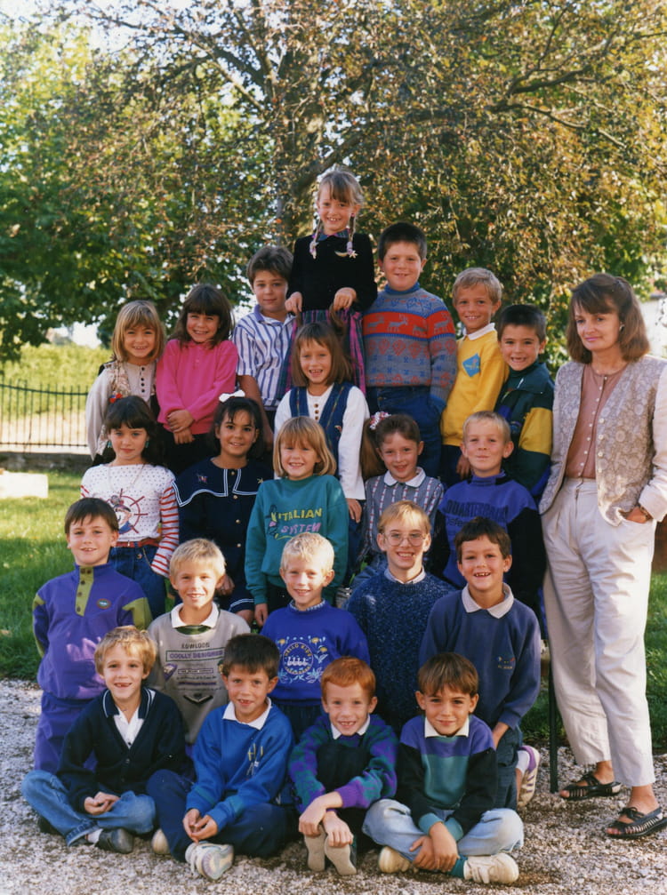 Photo de classe CE1-CE2 (1990-1991) de 1990, école Primaire - Copains d ...