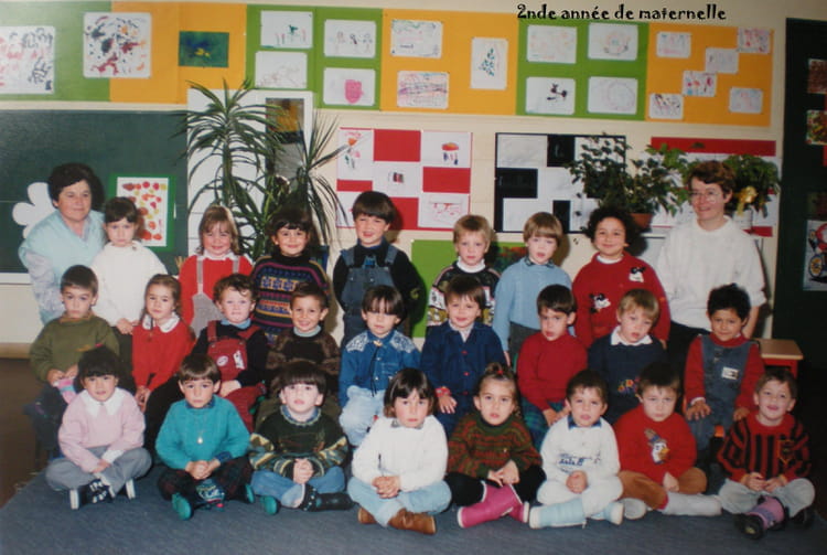 Photo de classe 2nde année de Maternelle (19911992) de 1991, Ecole