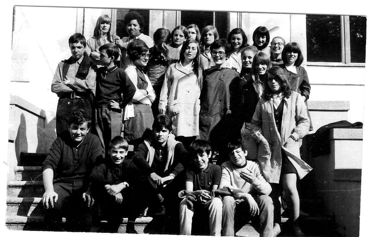 Photo de classe Quatrième ou troisième de 1970, Collège Madame De Staël