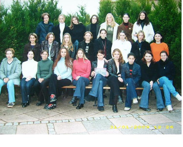 Photo de classe BTS VPT 1ère année de 2001, NOTRE DAME - Copains d'avant
