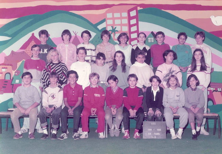 Photo de classe 5°6 collège reynier de 1985, Collège Reynier - Copains