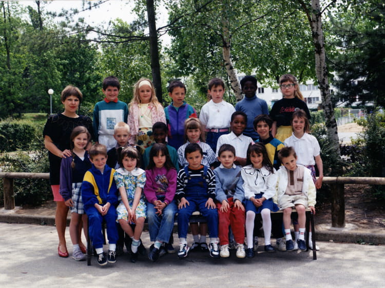 Photo de classe CP de 9192 de 1992, ECOLE LAMARTINE Copains d'avant