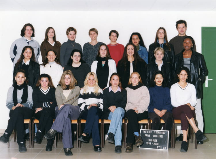 Photo de classe BTS AD 1 - 1999/2000 de 1999, ITP BILLIERES - Copains d ...