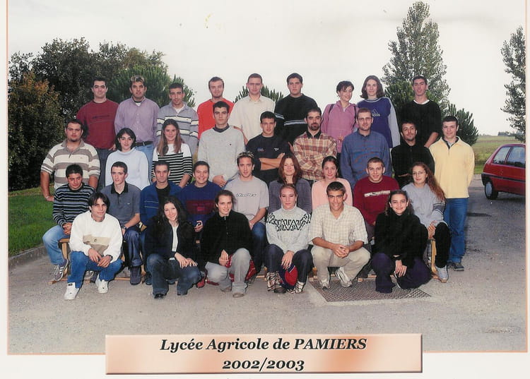Photo de classe BTS Axes de 2003, LEGTA DE PAMIERS - Copains d'avant