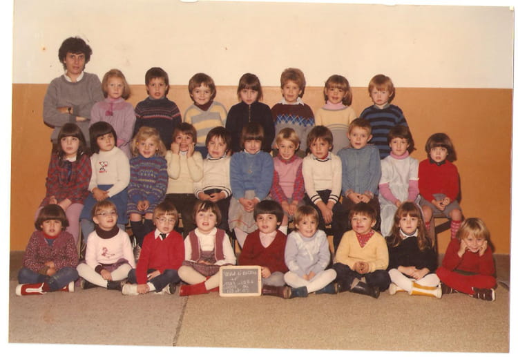 Photo de classe Moyenne et grande section de 1983, ECOLE SAINTE MARIE ...