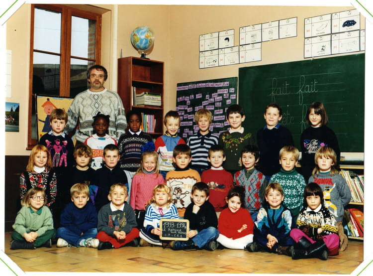 Photo de classe Cp ce1 de 1993, Ecole Primaire (Le Plessier Sur Bulles