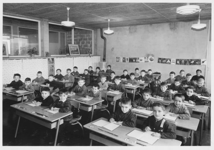 Photo de classe CP 1965 / 1966 Paul Bert de 1966, ECOLE PAUL BERT