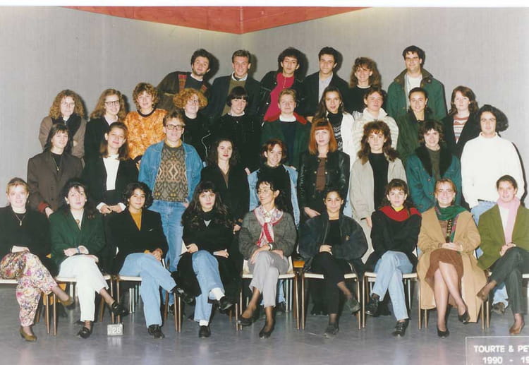 Photo de classe BTS CAP 1 de 1991, Lycée Colbert - Copains d'avant
