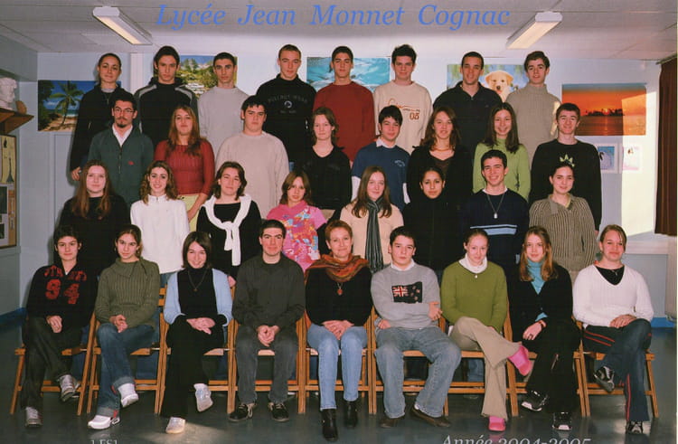 Photo de classe 1° ES de 2004, Lycée Jean Monnet - Copains d'avant