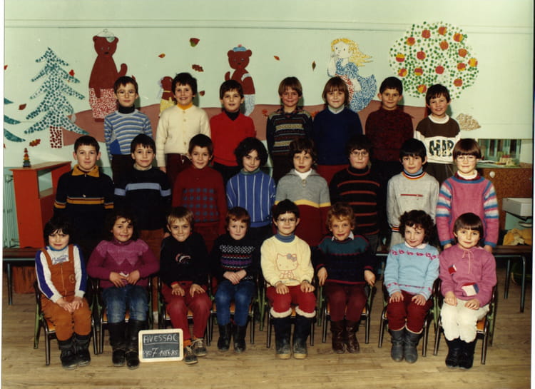 Photo de classe CP de 1983, Ecole Sainte Marie (Avessac) - Copains d'avant