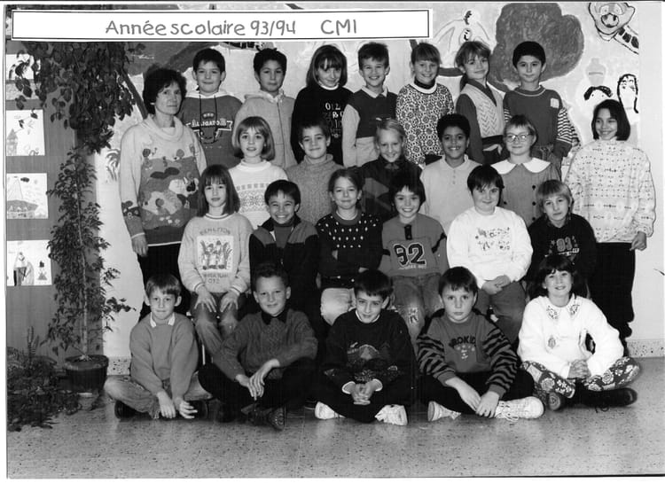 Photo de classe CM1 de 1993, Ecole Bois Saint Denis (Chantilly