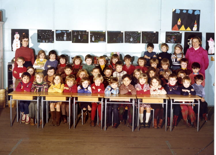 Photo de classe Mme Lenfant 1975 de 1975, Ecole Sainte Marie