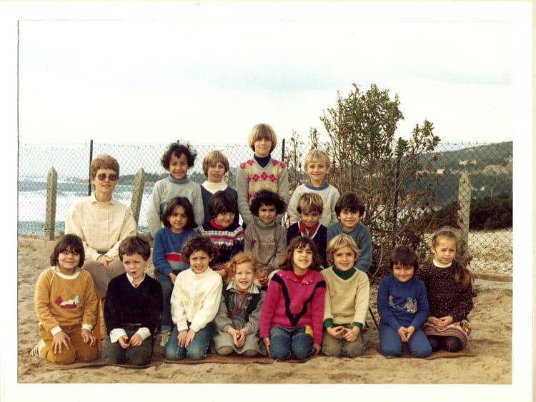 Photo de classe école maternelle du Rupione de 1983, ECOLE PIETROSELLA ...