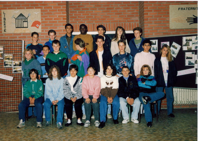Photo de classe 3em de 1991, Collège René Cassin - Copains d'avant