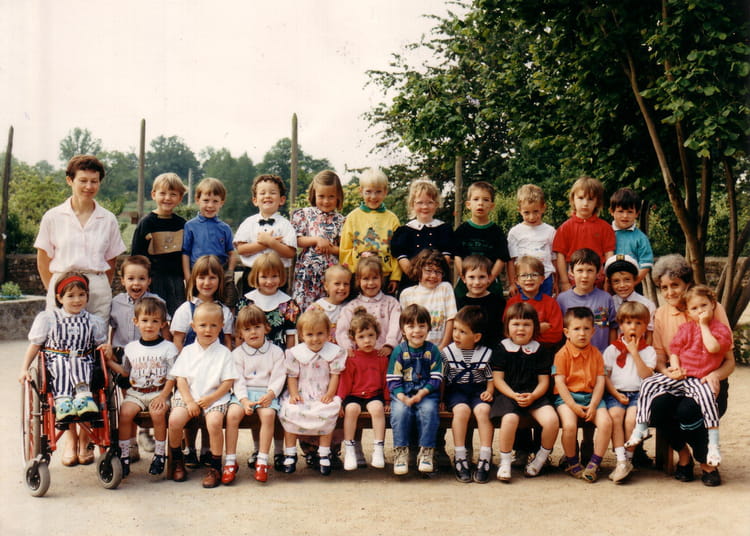 Photo de classe Moyenne section de 1992, Ecole Henri Chantrel (Saint